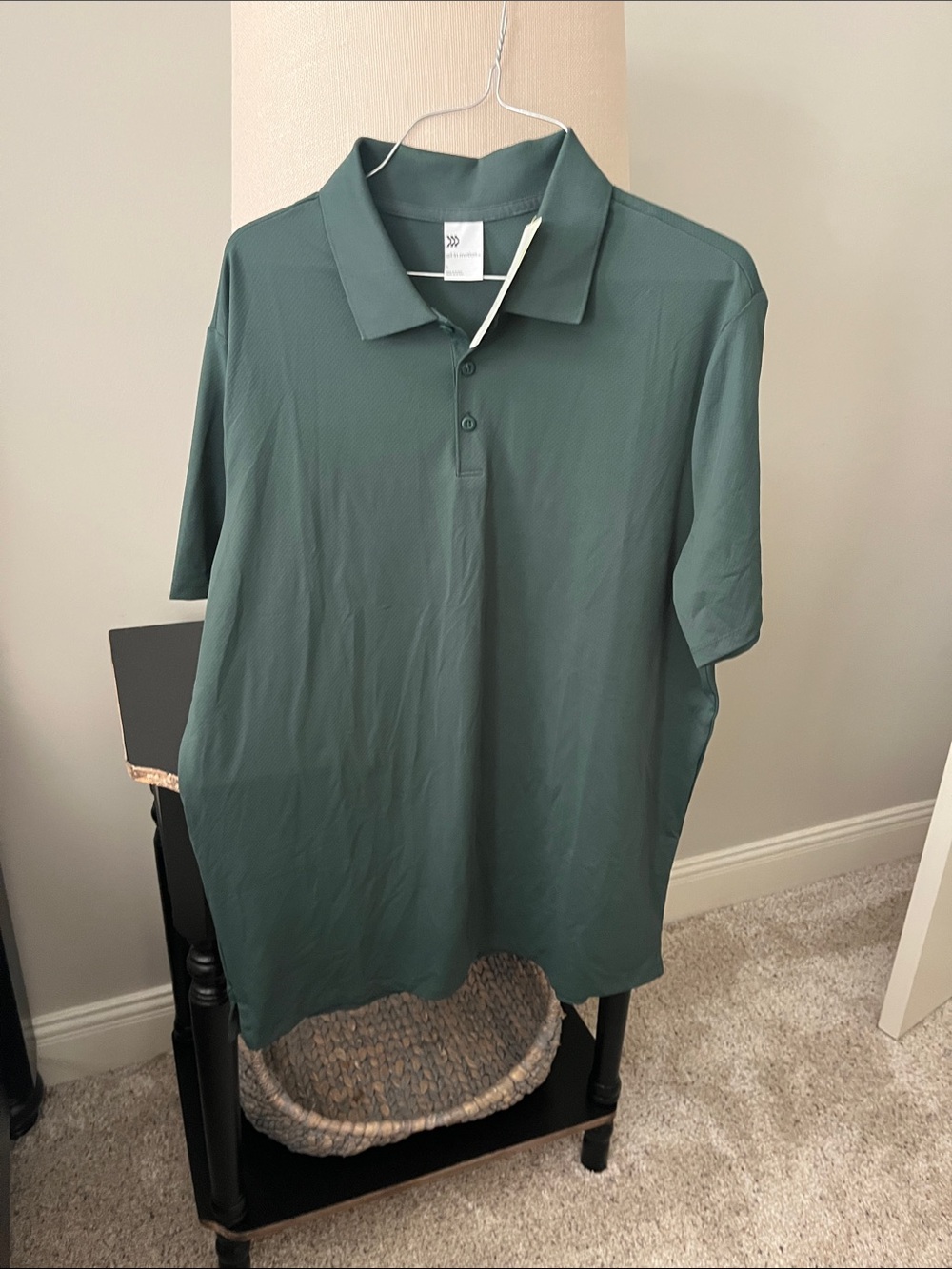all in motion Green Short-Sleeve Polo